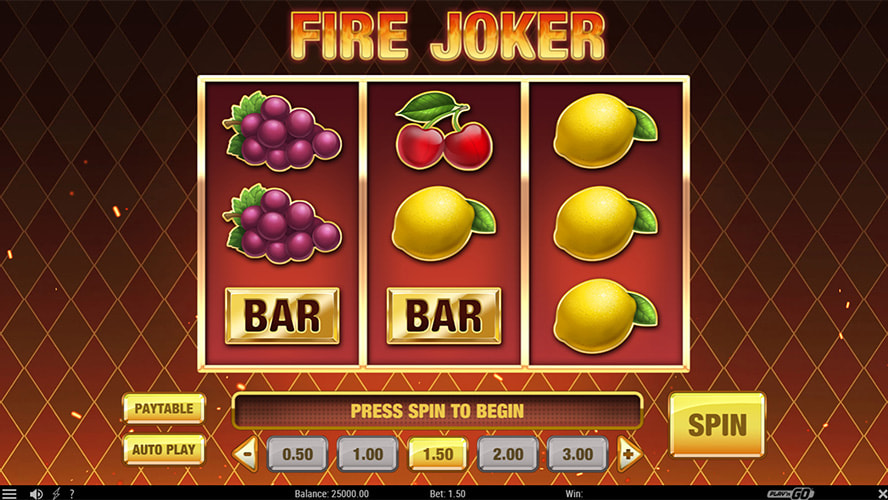 Chơi máy đánh bạc online Fire Joker miễn phí