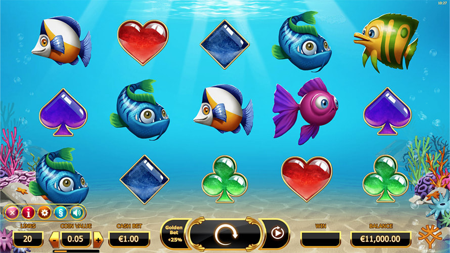 Chơi máy đánh bạc online Golden Fish Tank miễn phí