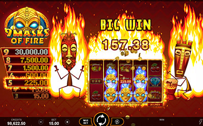 Biểu Tượng Mặt Nạ Trong Máy Đánh Bạc 9 Masks of Fire