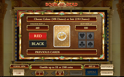 Vòng Quay Miễn Phí Trong Máy Đánh Bạc Book of Dead