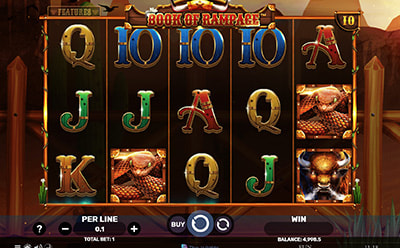 Máy Đánh Bạc Book of Rampage Trên Di Động