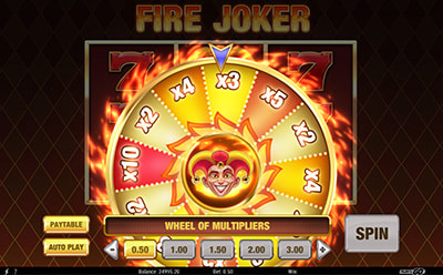 Vòng Chơi Thưởng Trong Máy Đánh Bạc Fire Joker