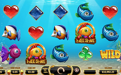 Vòng Quay Miễn Phí Trong Máy Đánh Bạc Golden Fish Tank