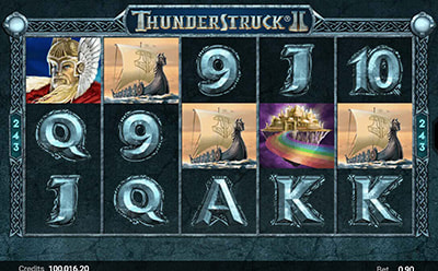 Máy Đánh Bạc Thunderstruck II Trên Di Động
